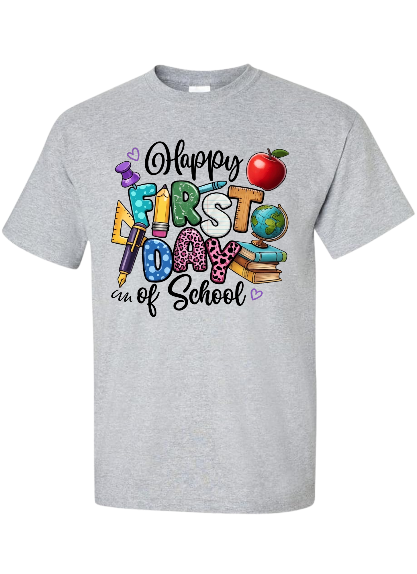 ๐ Back-To-School Teacher Graphic Tee Bundle (Set of 3) - Image 3